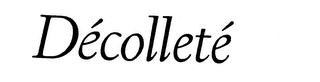 DECOLLETE logo