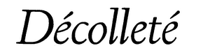 DECOLLETE logo