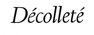 DECOLLETE logo