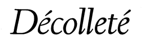 DECOLLETE logo