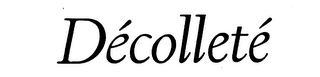 DECOLLETE logo