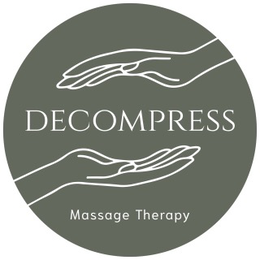 DECOMPRESS MASSAGE THERAPY logo
