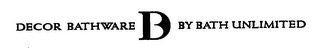 DECOR BATHWARE DB BY BATH UNLIMITED logo