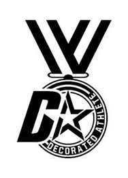 DECORATED ATHLETE logo