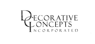 DECORATIVE CONCEPTS INCORPORATED logo