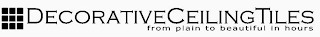 DECORATIVECEILINGTILES FROM PLAIN TO BEAUTIFUL IN HOURS logo
