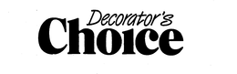DECORATOR'S CHOICE logo