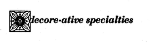 DECORE-ATIVE SPECIALTIES logo