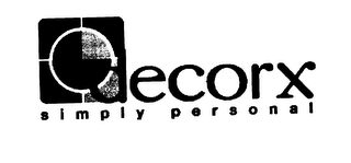 DECORX SIMPLY PERSONAL logo