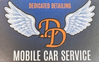 DEDICATED DETAILING DD MOBILE CAR SERVICE logo