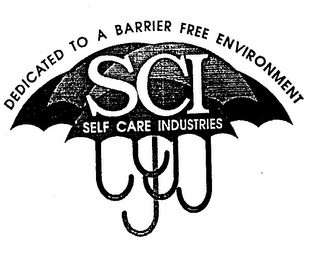 DEDICATED TO A BARRIER FREE ENVIRONMENT SCI SELF CARE INDUSTRIES logo
