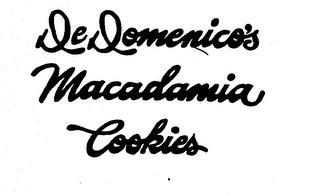 DEDOMENICO'S MACADAMIA COOKIES logo