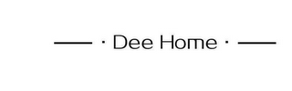 DEE HOME logo
