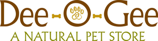 DEE-O-GEE A NATURAL PET STORE logo