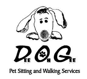 DEE OH GEE PET SITTING AND WALKING SERVICES logo