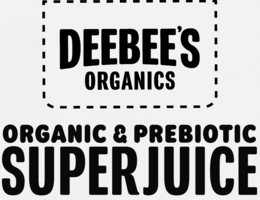 DEEBEE'S ORGANICS ORGANIC & PREBIOTIC SUPERJUICE logo
