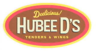 DEELICIOUS! HUBEE D'S TENDERS & WINGS logo