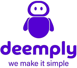 DEEMPLY WE MAKE IT SIMPLE logo