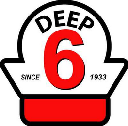 DEEP 6 SINCE 1933 logo