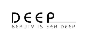 DEEP, BEAUTY IS SEA DEEP logo