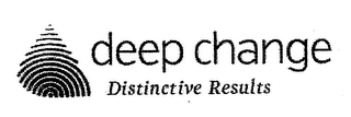 DEEP CHANGE DISTINCTIVE RESULTS logo