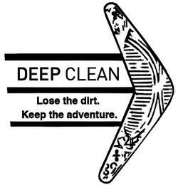 DEEP CLEAN LOSE THE DIRT. KEEP THE ADVENTURE. logo