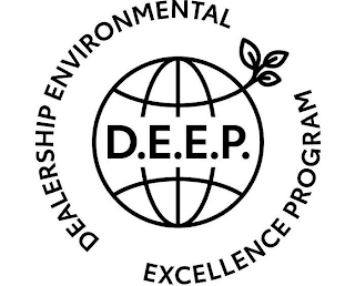 D.E.E.P. DEALERSHIP ENVIRONMENTAL EXCELLENCE PROGRAM logo