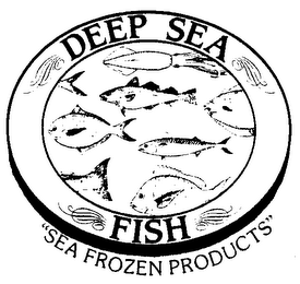 DEEP SEA FISH "SEA FROZEN PRODUCTS" logo