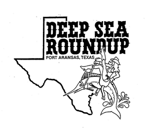 DEEP SEA ROUNDUP PORT ARANSAS, TEXAS logo