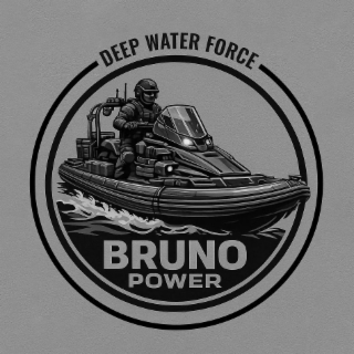 DEEP WATER FORCE BRUNO POWER logo