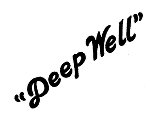 "DEEP WELL" logo