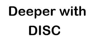 DEEPER WITH DISC logo