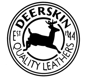 DEERSKIN QUALITY LEATHERS EST 1944 logo