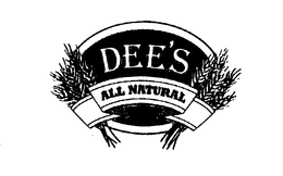 DEE'S ALL NATURAL logo