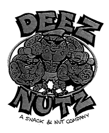 DEEZ NUTZ A SNACK & NUT COMPANY logo