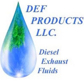 DEF PRODUCTS LLC. DIESEL EXHAUST FLUIDS logo
