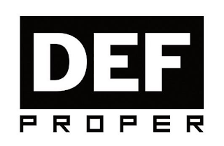 DEF PROPER logo