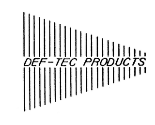 DEF-TEC PRODUCTS logo