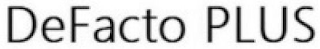 DEFACTO PLUS logo