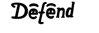 DEFEND logo
