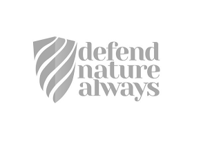 DEFEND NATURE ALWAYS logo