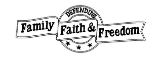 DEFENDING FAMILY FAITH & FREEDOM logo