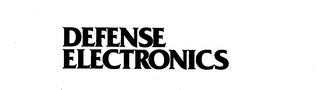 DEFENSE ELECTRONICS logo