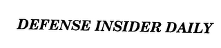 DEFENSE INSIDER DAILY logo