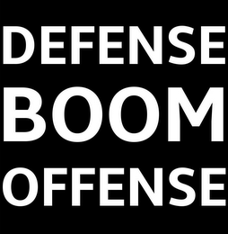 DEFENSE OFFENSE BOOM logo