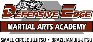 DEFENSIVE EDGE MARTIAL ARTS ACADEMY SMALL CIRCLE JUJITSU BRAZILIAN JIU-JITSU logo