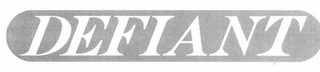 DEFIANT logo