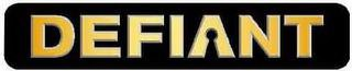 DEFIANT logo
