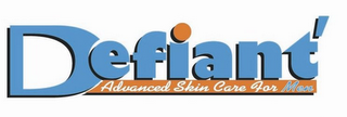 DEFIANT' ADVANCED SKIN CARE FOR MEN logo