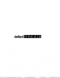 DEFIANT FIVE SIX logo